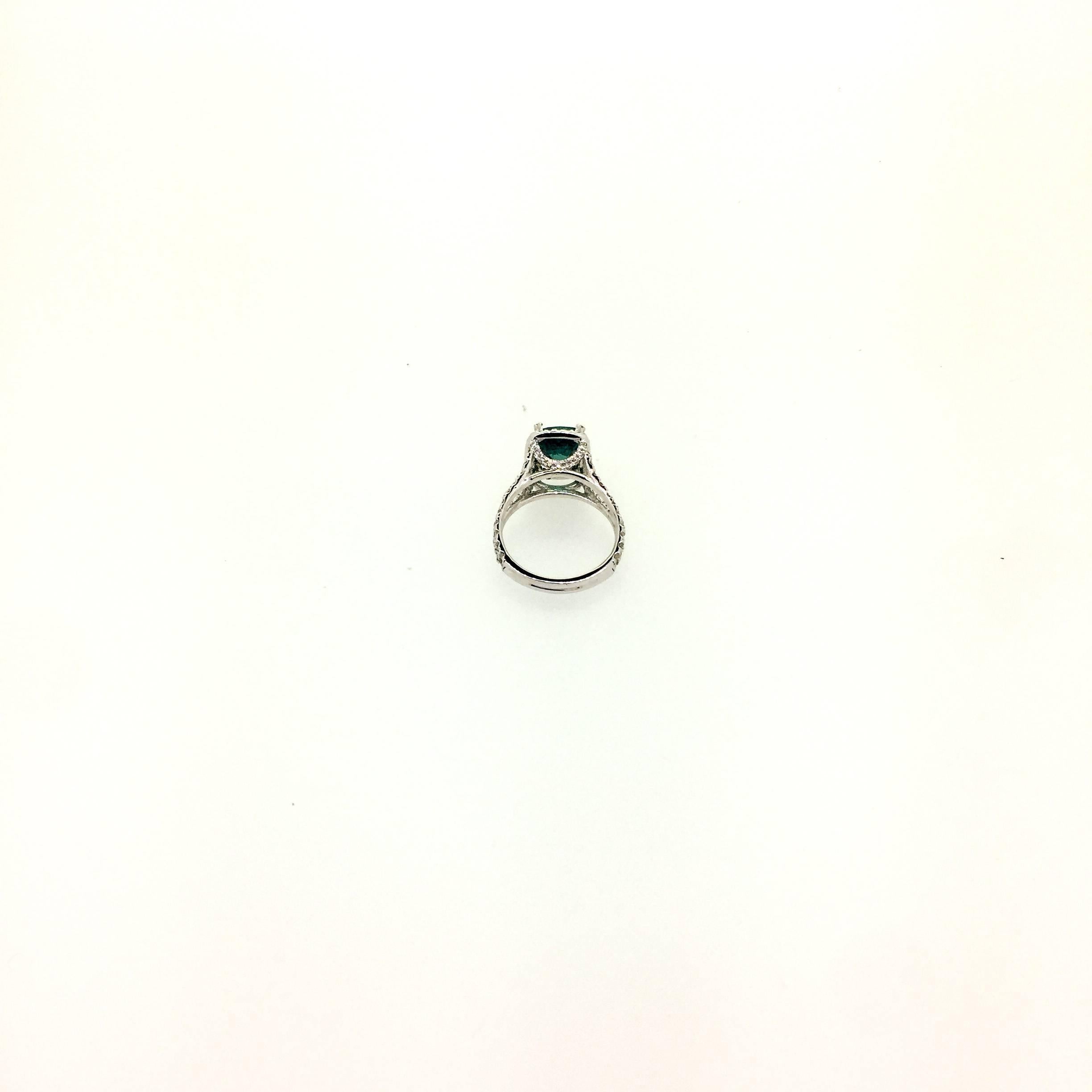 Women's 4.67 Carat Apatite Diamond Cocktail Ring