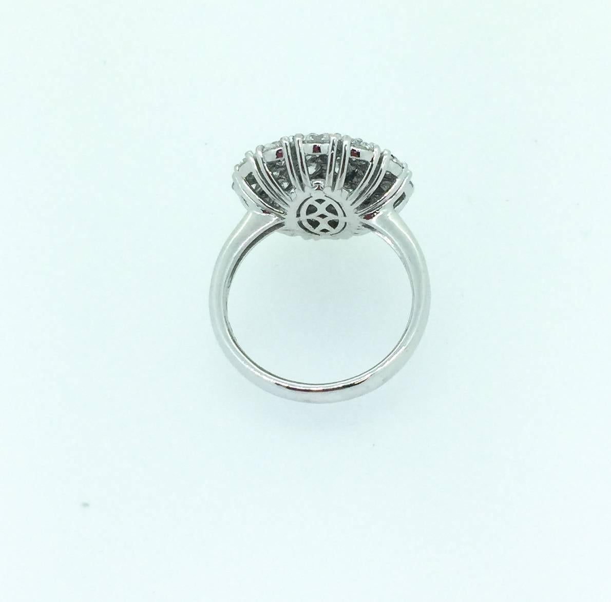 Round Cut 2.67 Diamond Cocktail Dome Ring