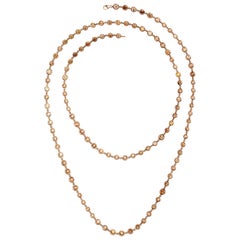 Diamonds by the Yard Multi-Color Diamond Rose Gold Necklace 3