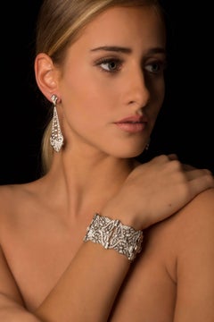 Wide Diamond Bracelet