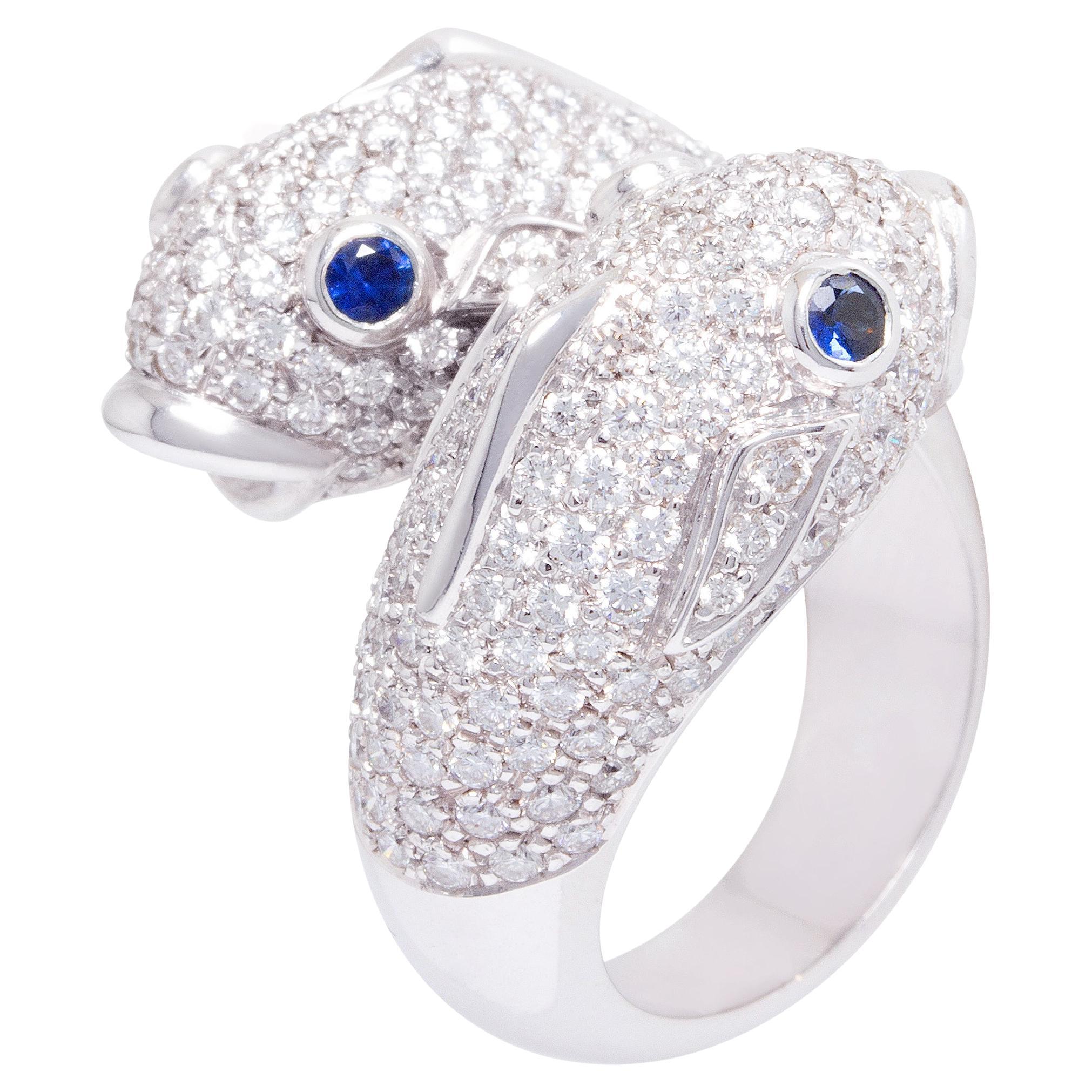 Ella Gafter Pisces Diamond Zodiac Ring 
