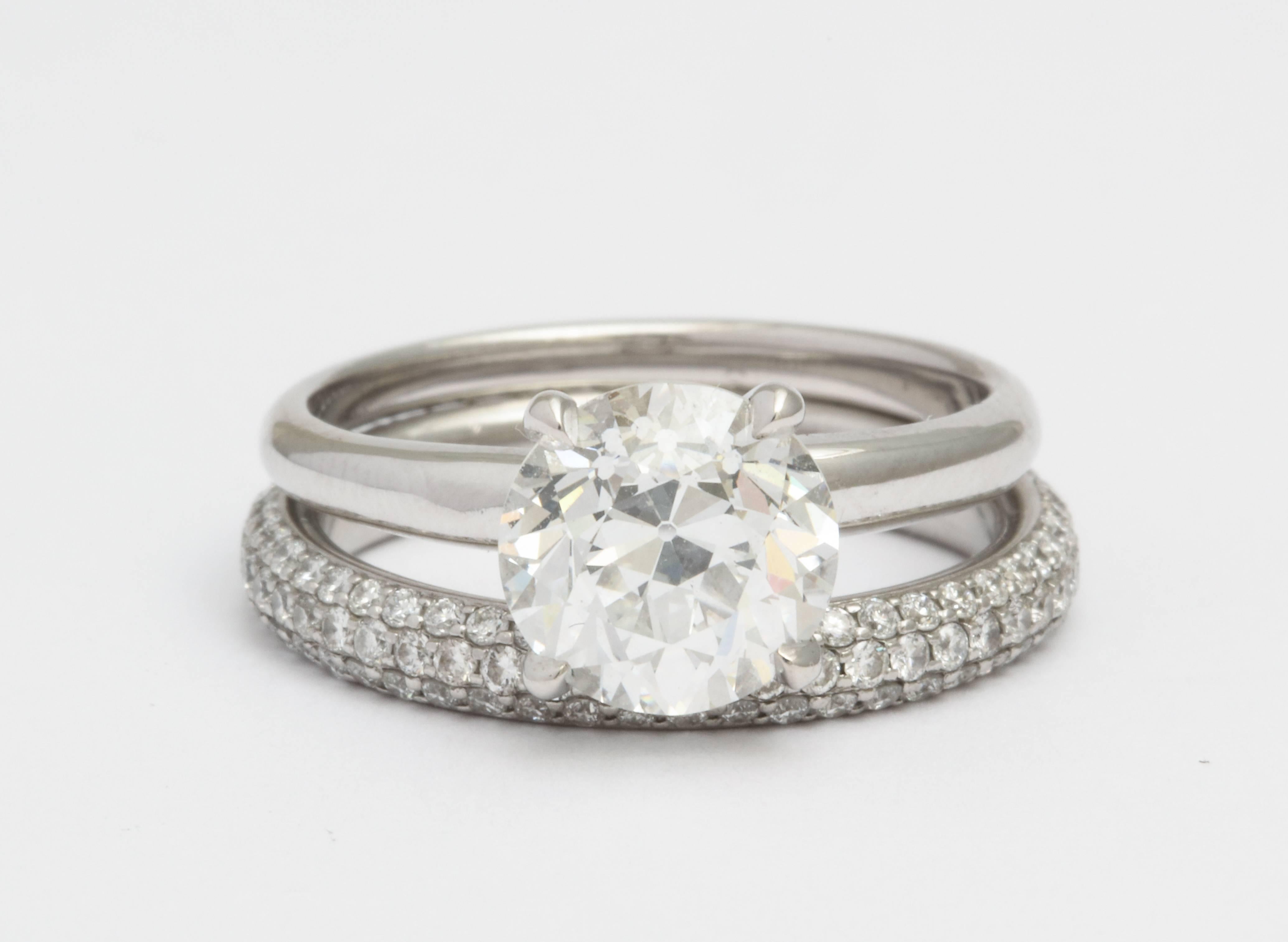 Donna Vock 2.31 Carat GIA Certified Old European Diamond Engagement Ring 1