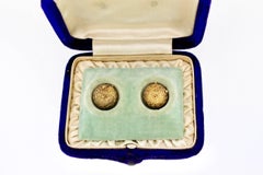 Victorian Diamond Drop Earrings with Original Antique Coach Covers