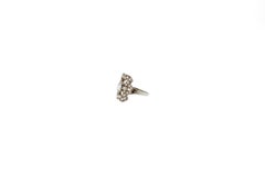 Antique Art Deco Platinum Diamond Panel Ring