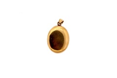 Victorian Faith, Hope and Charity Old Mine Cut Diamond Gold Pendant Locket