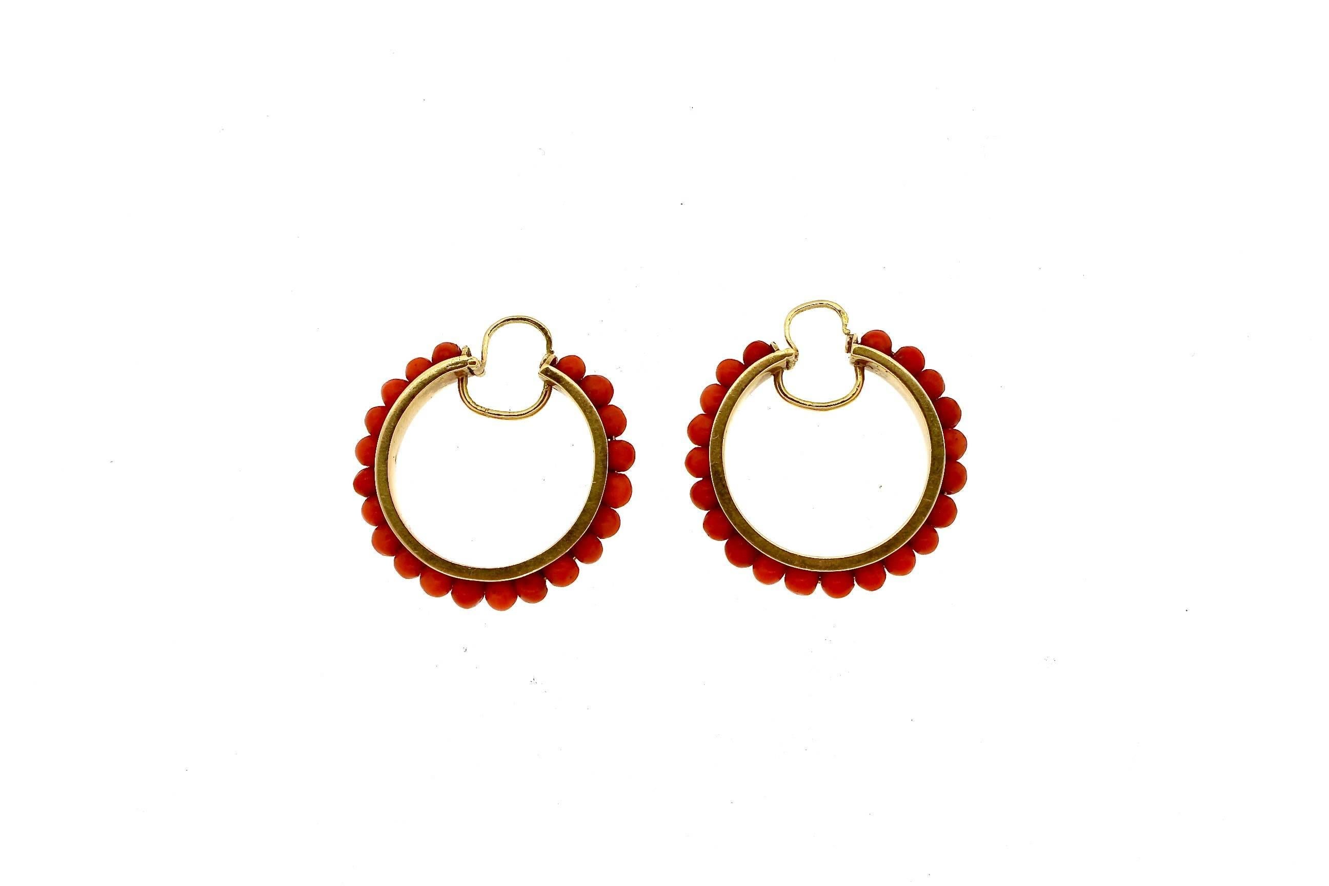 antique creole earrings