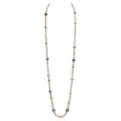 YOKO London Signature Multi-Coloured Pearl Necklace