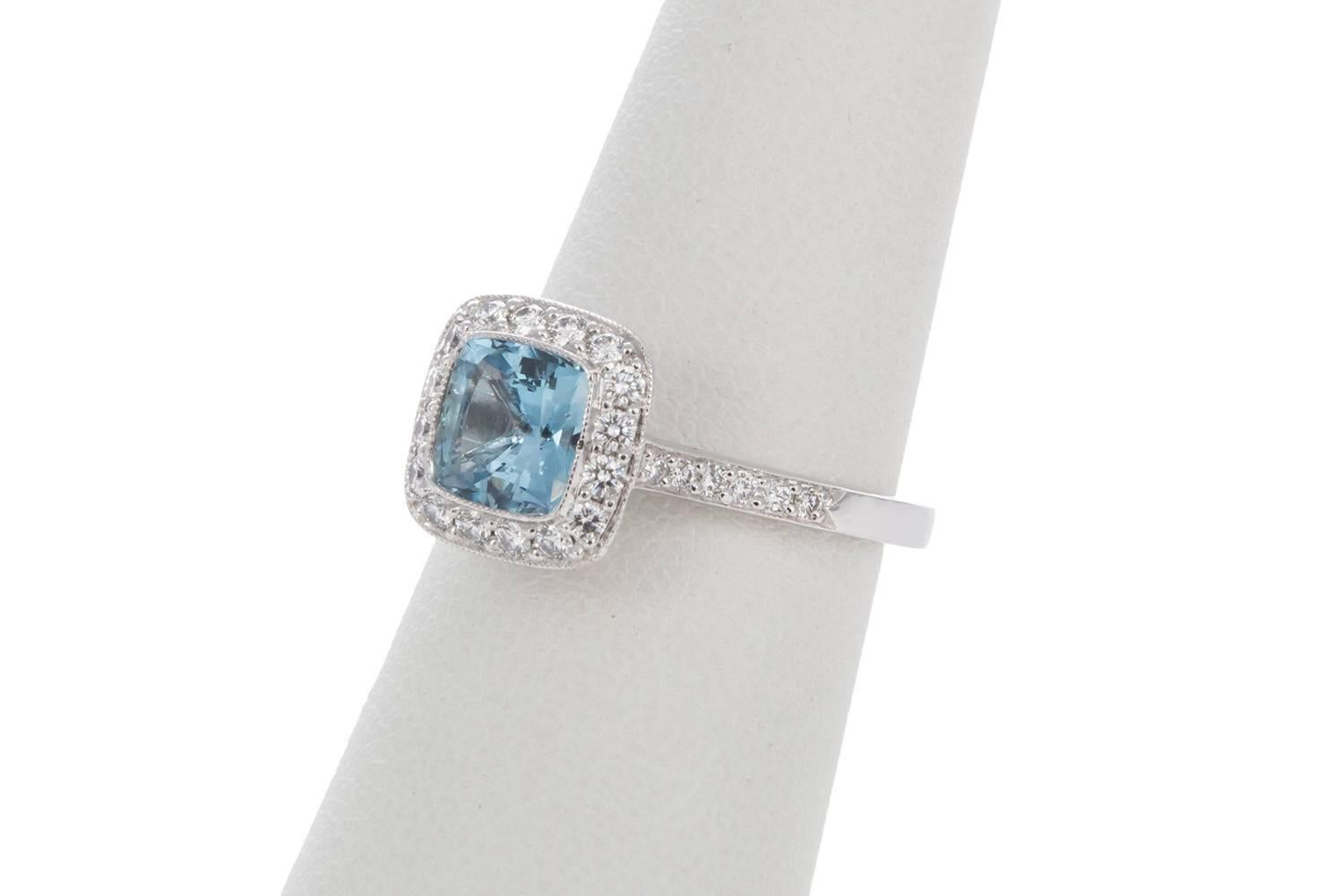 tiffany aquamarine ring