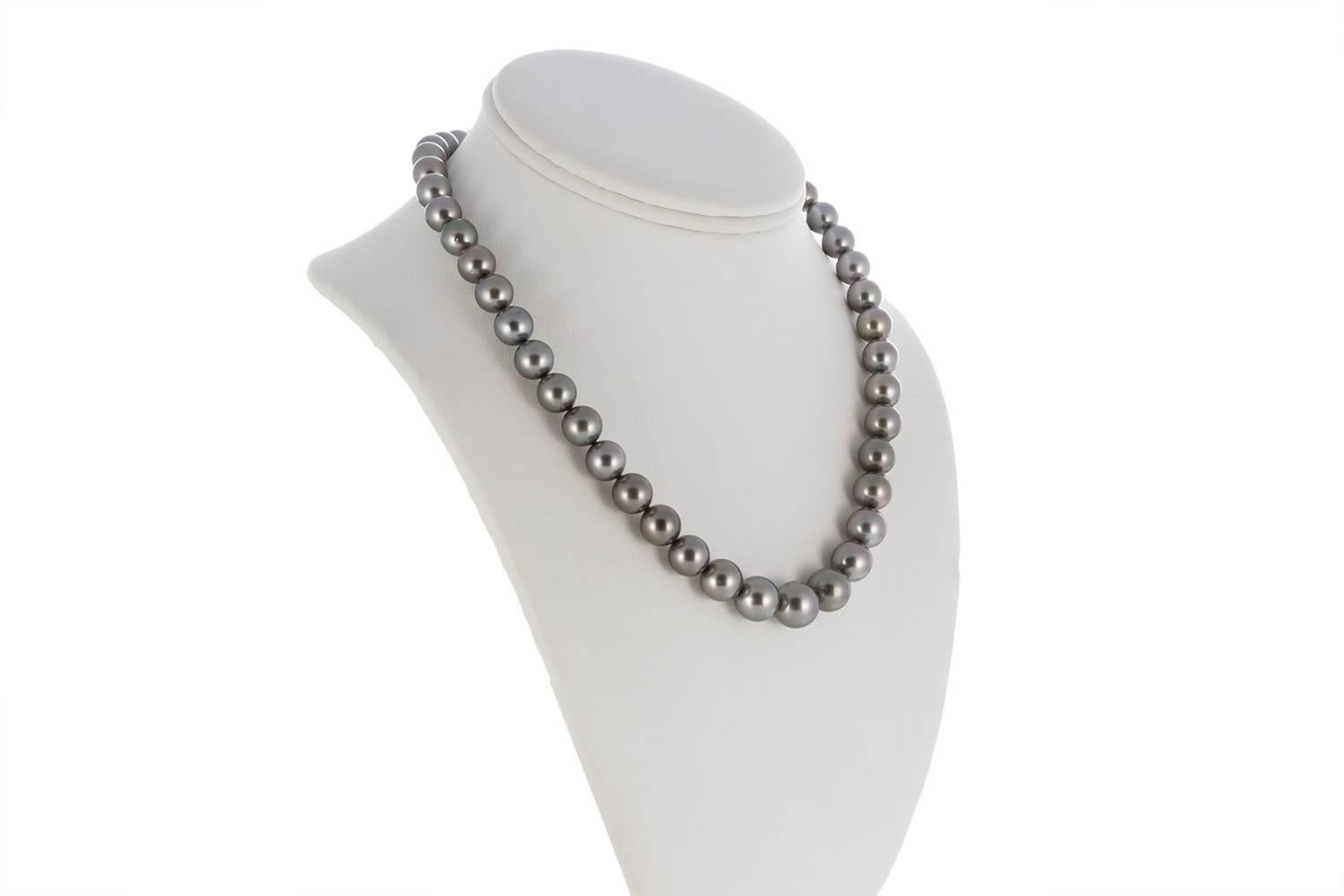 Mikimoto Black South Sea Graduated Pearl Necklace at 1stDibs | mikimoto ...