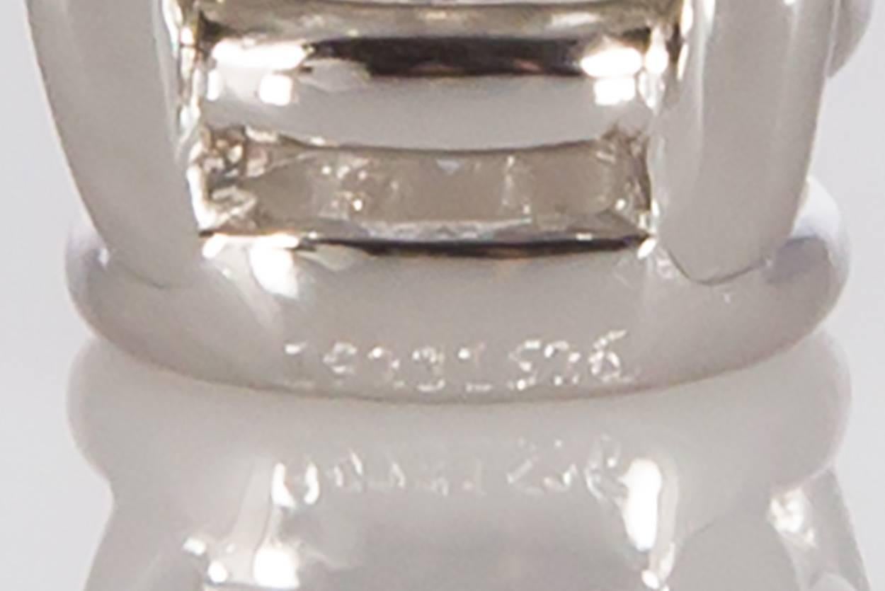 Women's Tiffany & Co. Platinum Diamond Solitaire Pendant Necklace 0.52 Carat