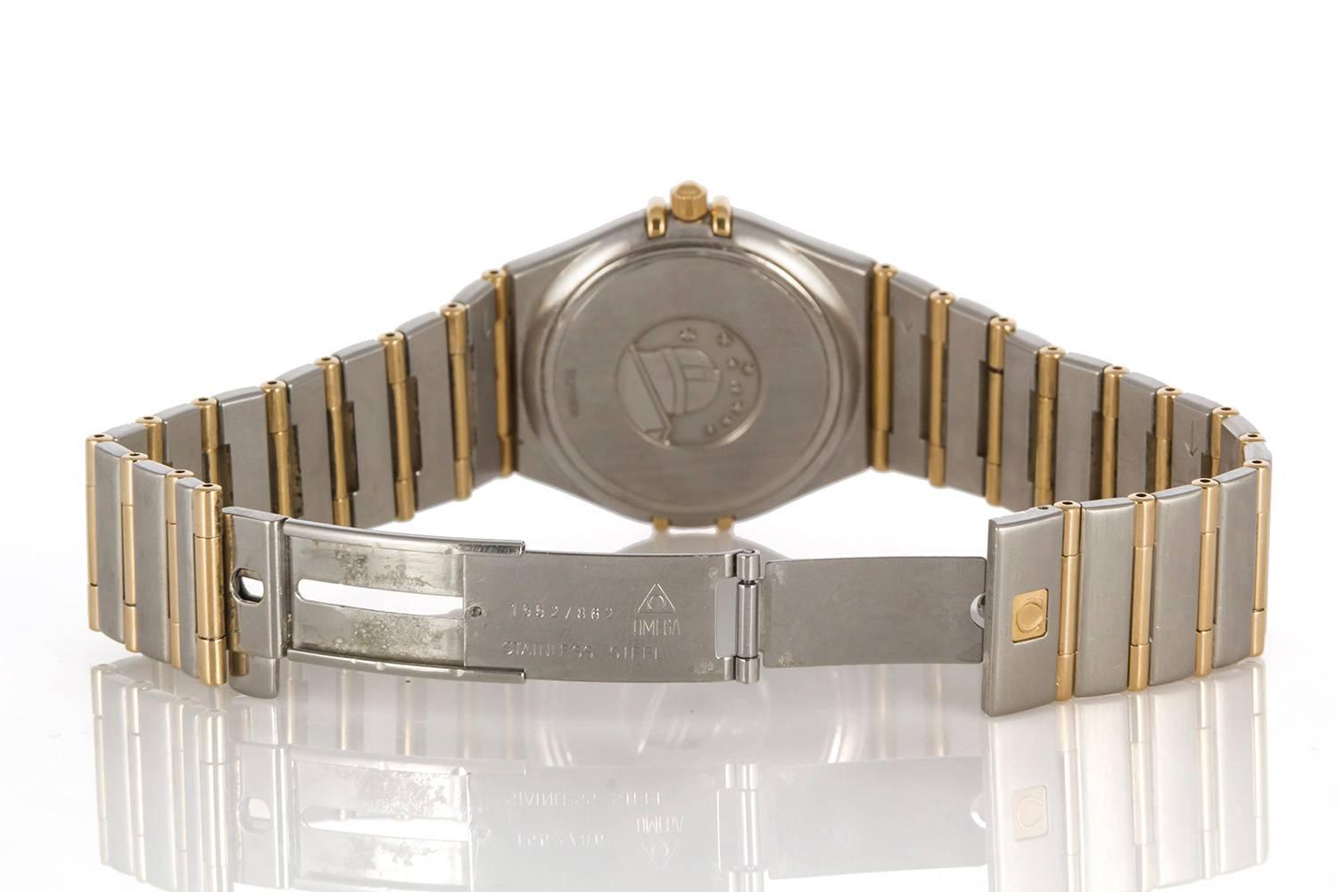omega constellation two tone