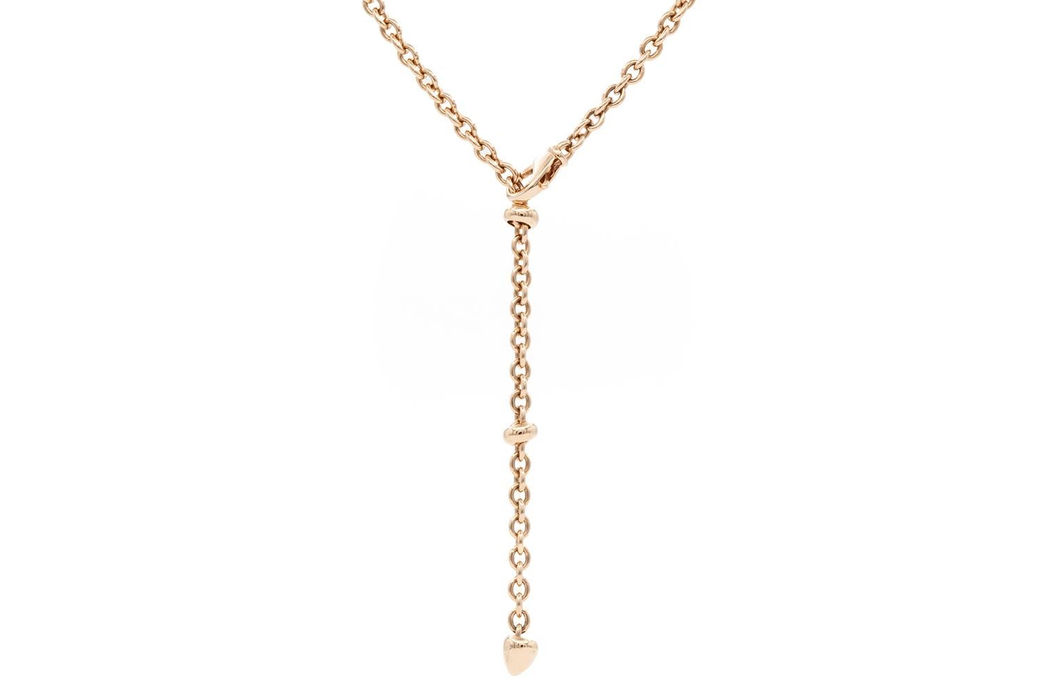 Bvlgari Collier en or rose 18 carats Monet Ancient Coin Pendentif 347707 en vente 1
