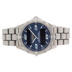 Breitling Aerospace E65062 Titanium Analog & Digital Quartz Pilot’s Watch 40mm