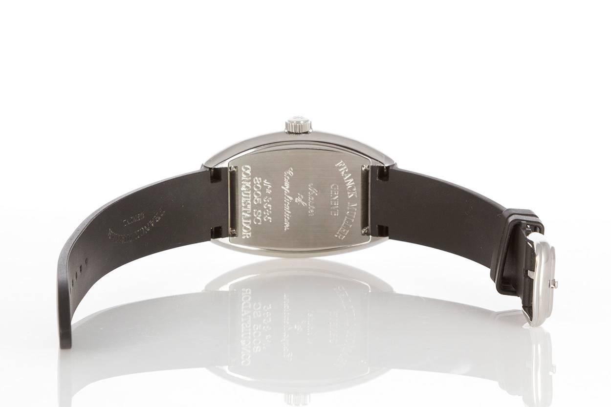 Women's or Men's Franck Muller Stainless Steel Conquistador Automatic Wristwatch Ref 8005 SC 