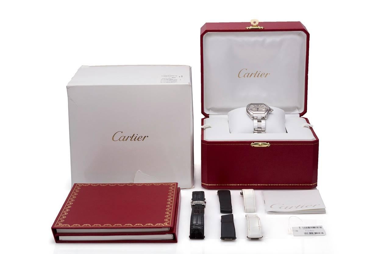 Cartier Ladies Stainless Steel Roadster Wristwatch 5