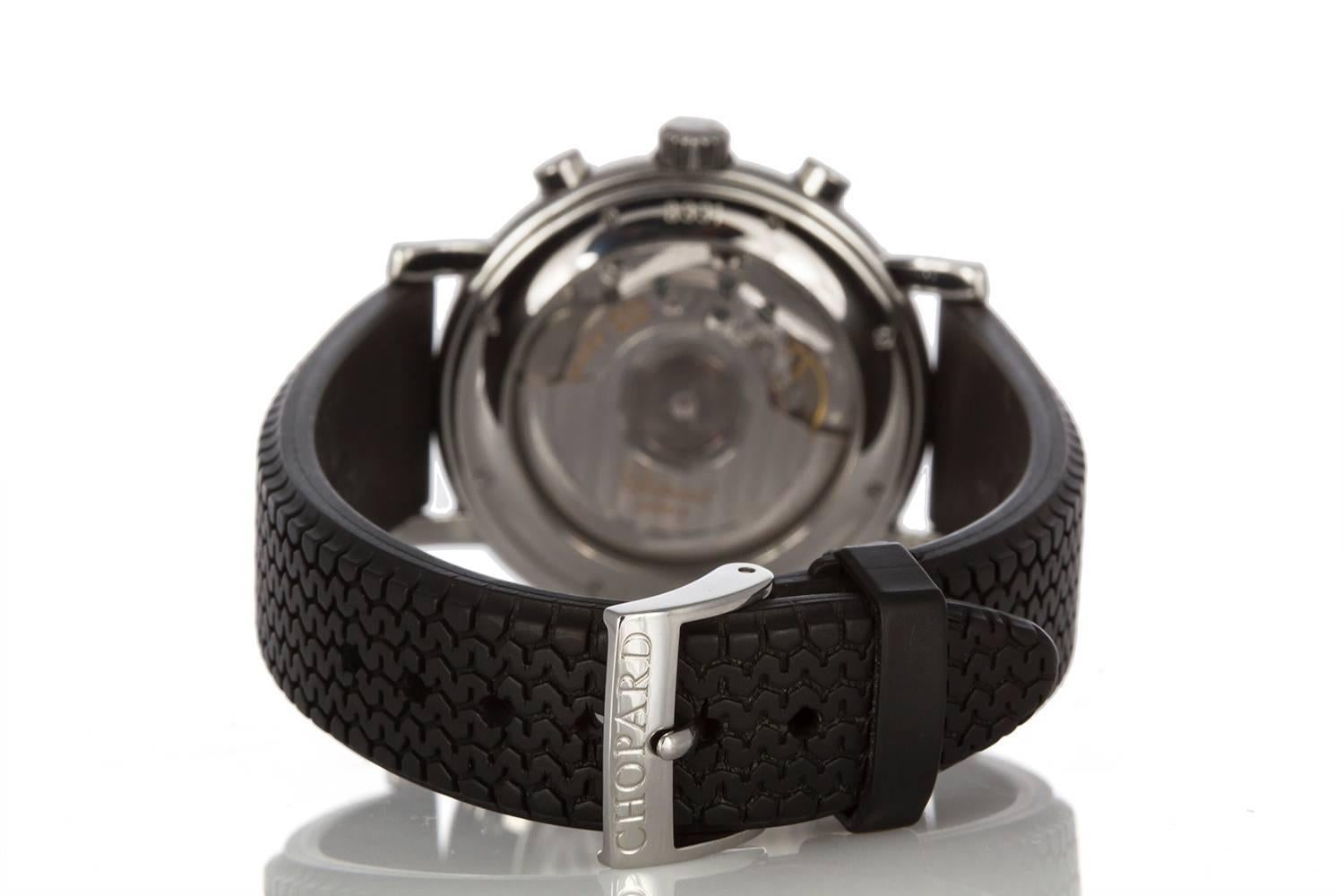 Modern Chopard Stainless Steel 1000 Miglia Chronograph Automatic Wristwatch ref 8331 
