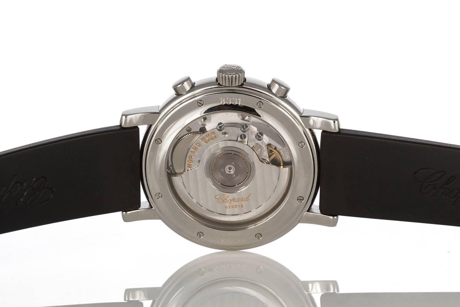 Chopard Stainless Steel 1000 Miglia Chronograph Automatic Wristwatch ref 8331  1