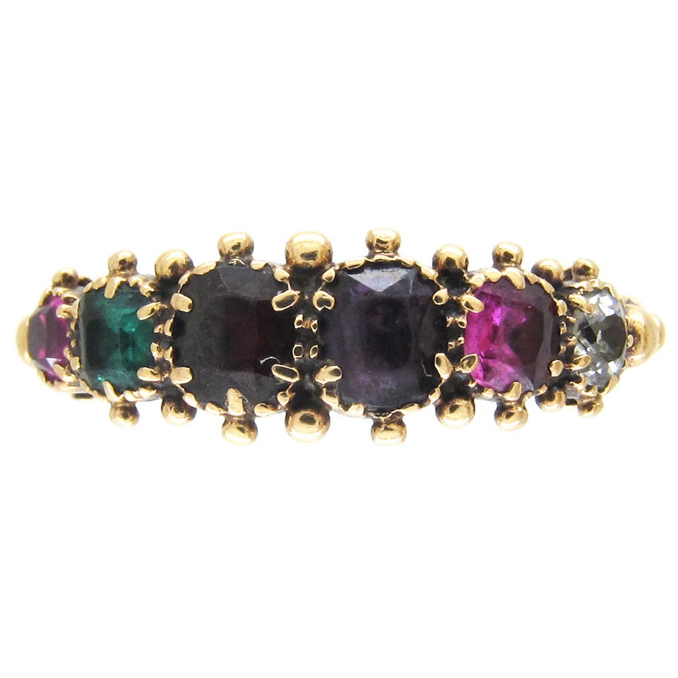 Georgian Regard Ring For Sale