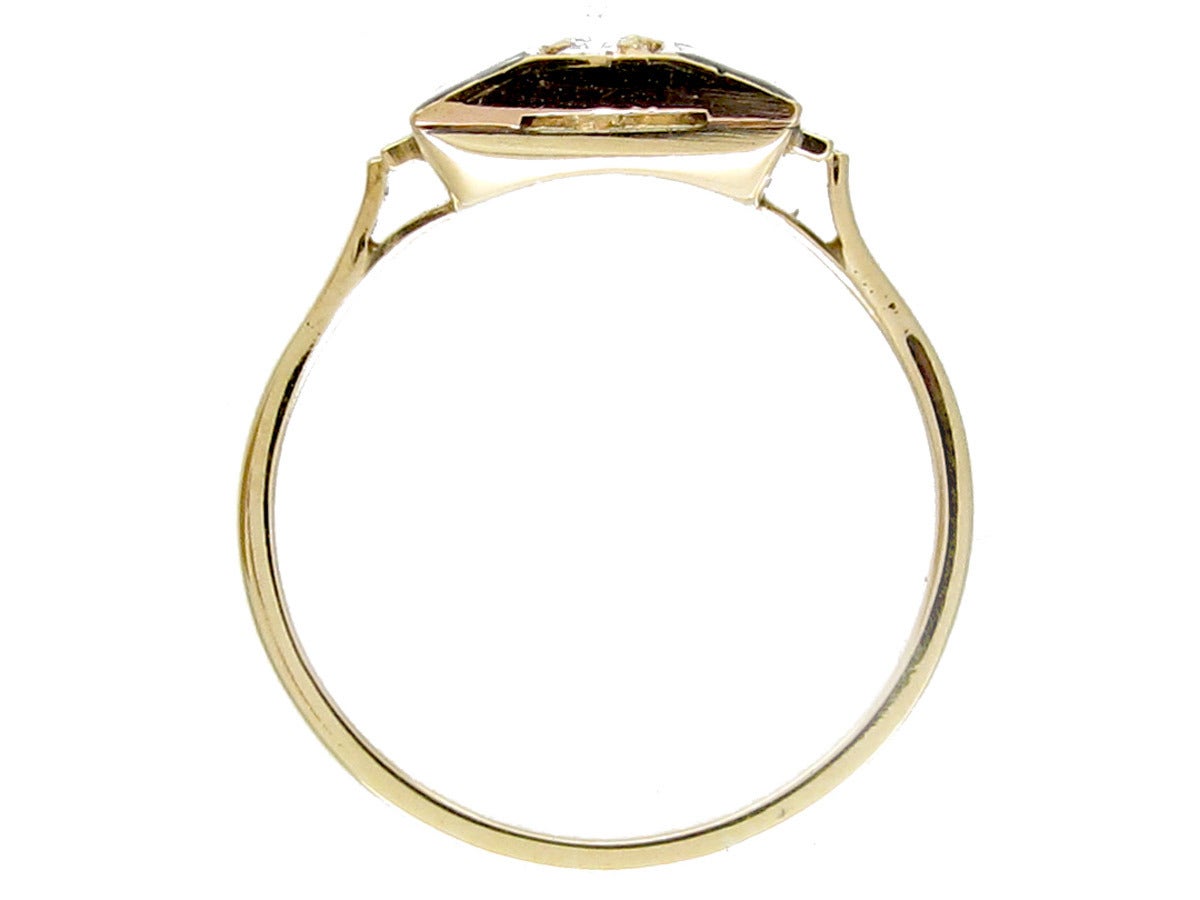 Georgian Stellar Marquise Diamond Ring 1