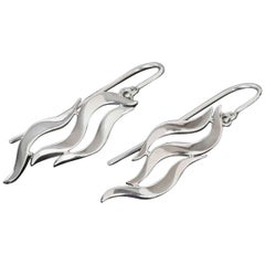 Greg Holland Silver Dangle Earrings