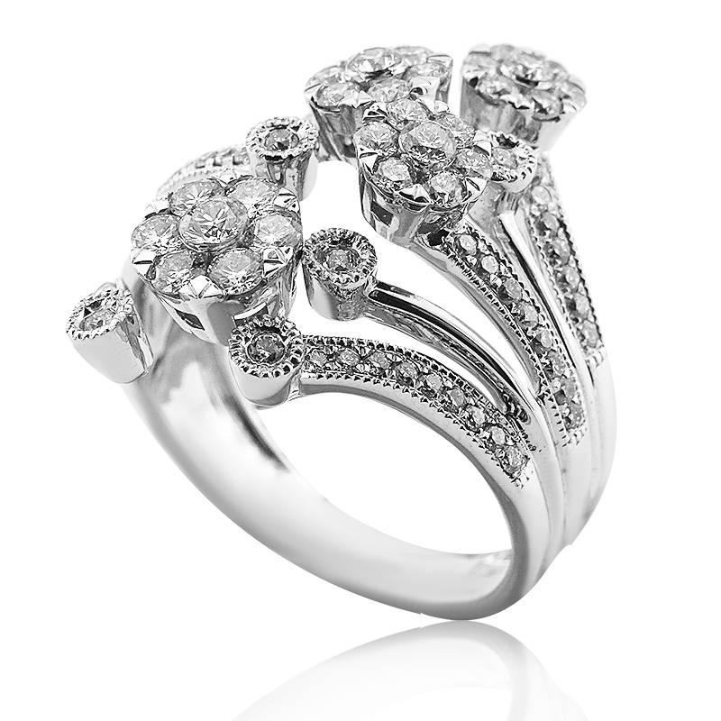 WHITE GOLD DETAILED FLOWER RING WITH BRILLIANT CUT DIAMONDS

18K White gold


Total diamond weight: 1.10 ct


Clarity: VS/SI


Color: G


Total ring weight: 7.17 grams