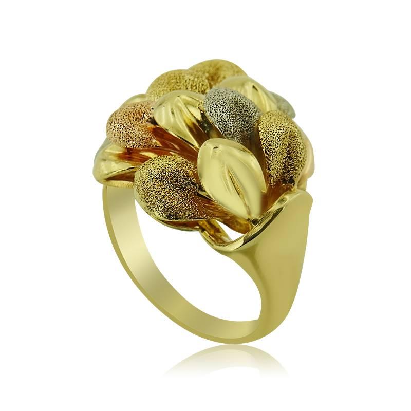 TRIPLE GOLD LEAF RING

18K Yellow, Rose and White gold


Total ring weight: 10.30 grams