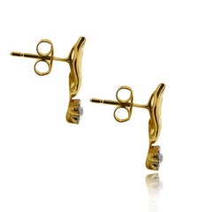 Rose Gold Petit Diamond Earrings