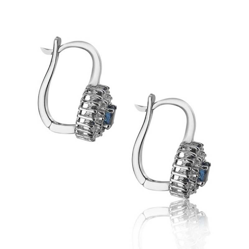 WHITE GOLD SAPPHIRE AND DIAMOND EARRINGS

18K White gold


Total diamond weight: 0.51 ct
Color: G-H
Clarity: VS-SI 


Total sapphire weight: 0.86 ct



Total earrings weight: 5.94 grams