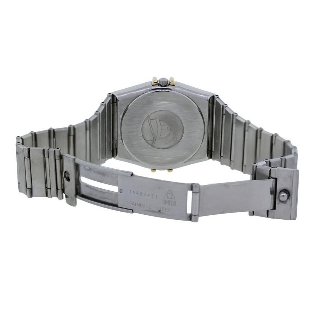 Omega Stainless Steel Constellation Quartz Wristwatch 1