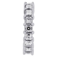 Carre Cut Diamond Eternity Band