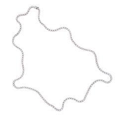 Long Diamond Tennis Necklace