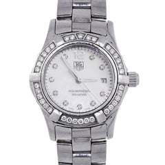 TAG Heuer Ladies Diamond Aquaracer Quartz Wristwatch Ref WAF1416 