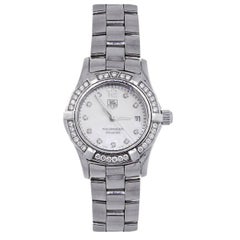 TAG Heuer Ladies Diamond Aquaracer Quartz Wristwatch Ref WAF1416