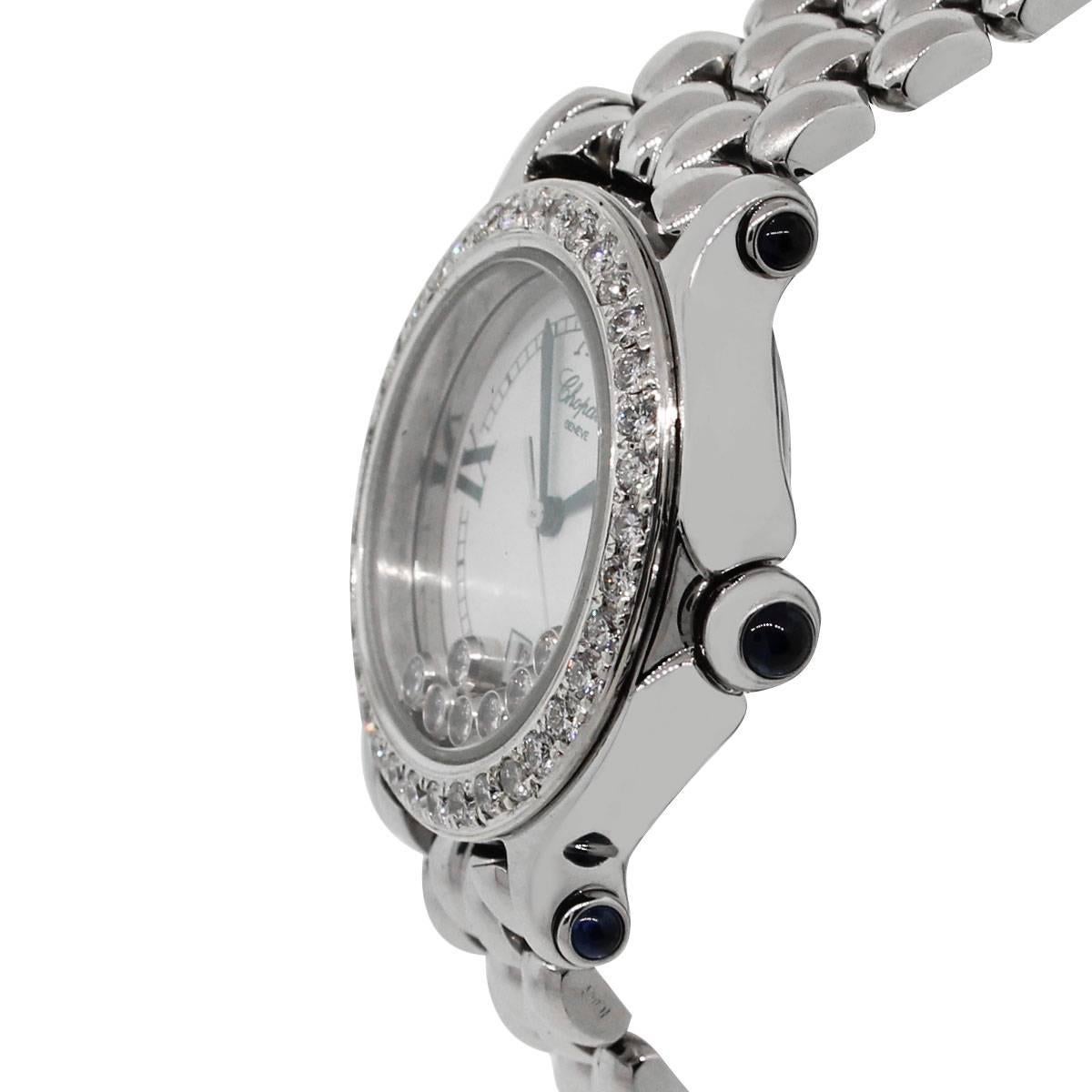 chopard watch with floating diamonds