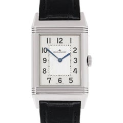 Jaeger-LeCoultre Stainless Steel Reverso Manual Wind Wristwatch Ref 277.8.62