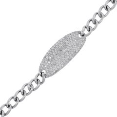 Pave Diamond ID Bracelet