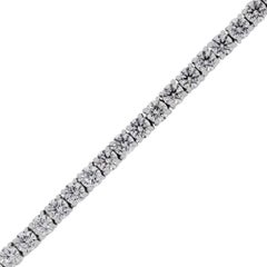 Round Brilliant Diamond Tennis Bracelet