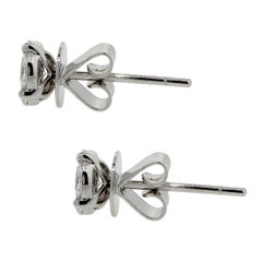 Marquise and Princess Cut Diamond Mosaic Stud Earrings