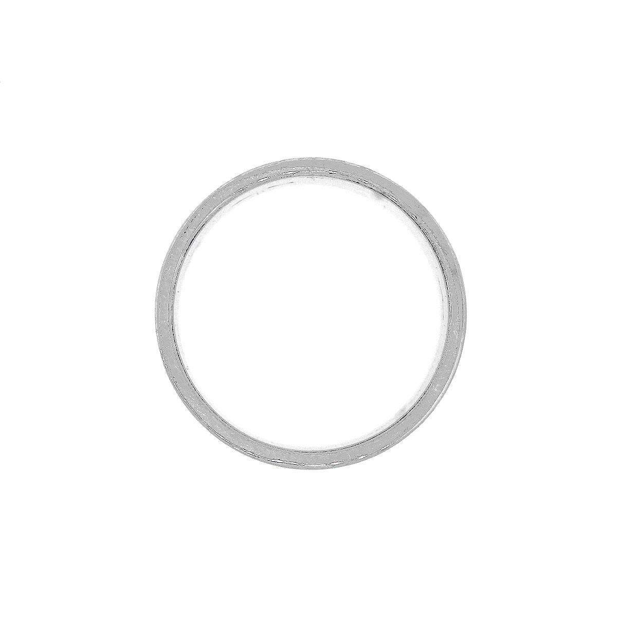 Anello eternità extra largo Gucci Milano in oro bianco 18k in vendita 5