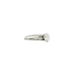 14k White Gold 1.3ct Round Brilliant Diamond Engagement Ring