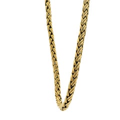 14k Yellow Gold Tiffany & Co. Wheat Chain Necklace 18"
