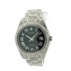 Rolex 116334 Datejust Black Dial Aftermarket Watch