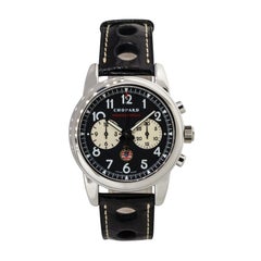 Chopard 161256-1002 Grand Prix De Monaco Stainless Steel Black Dial Watch