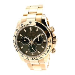 Rolex 116505 Daytona 40mm Chocolate Dial 18k Rose Gold Watch