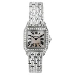 Montre Cartier Santos Demoiselle 2698 à cadran en nacre (pièce de rechange)
