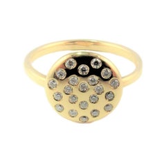 'DIAMOND LOVE' on PLANET 22 Yellow Gold Ring 