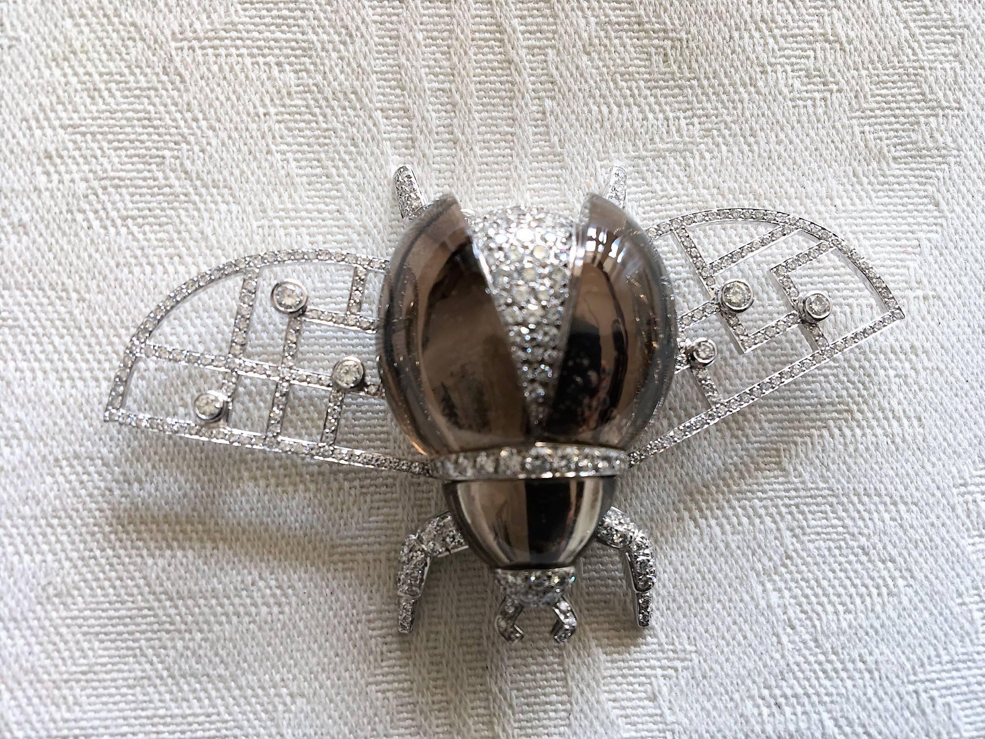 Cartier Museum White Diamond Crystal Necklace Brooch Bracelet Set Suite For Sale 3