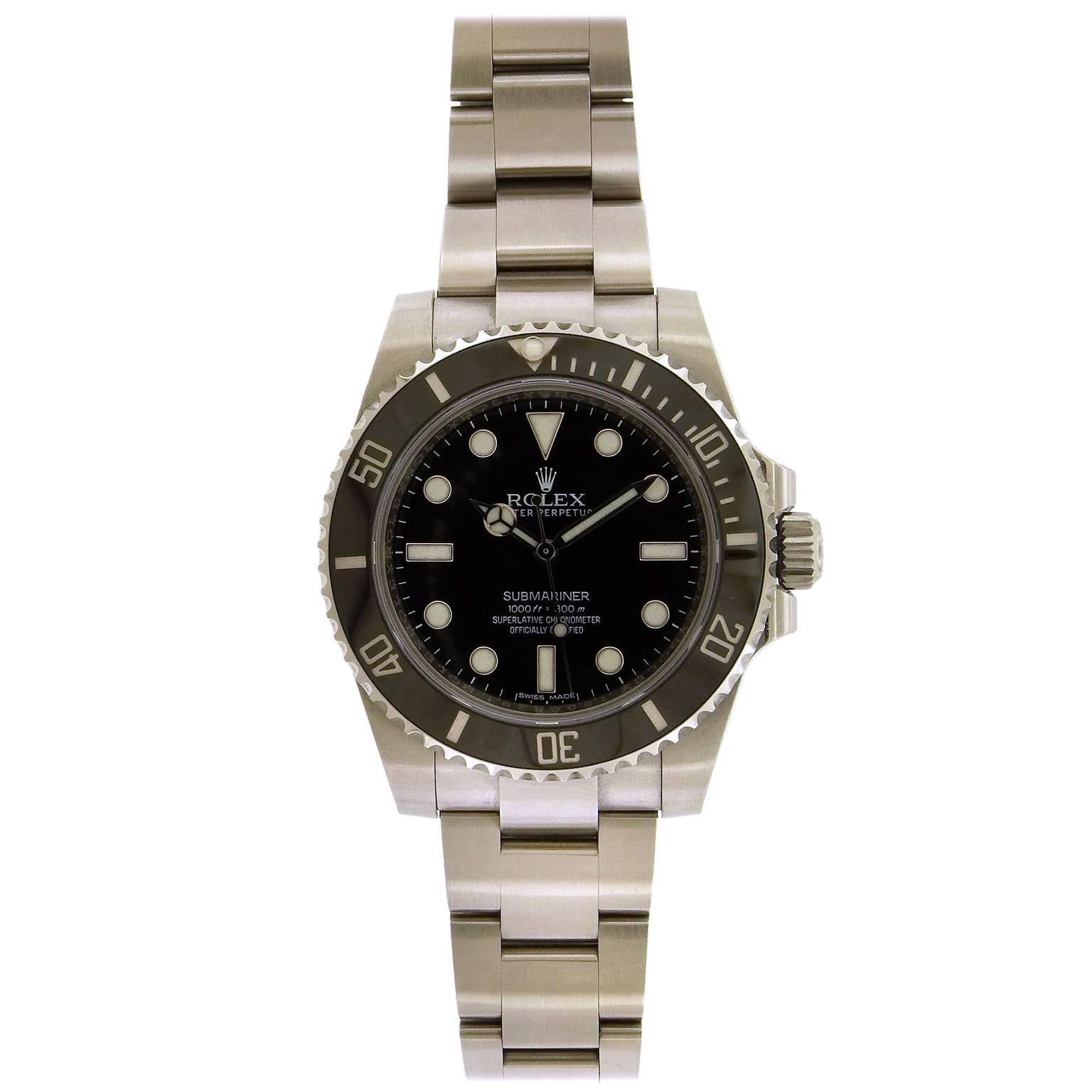 Rolex Submariner Ref. 114060 Ceramic   In New Condition In New York, NY
