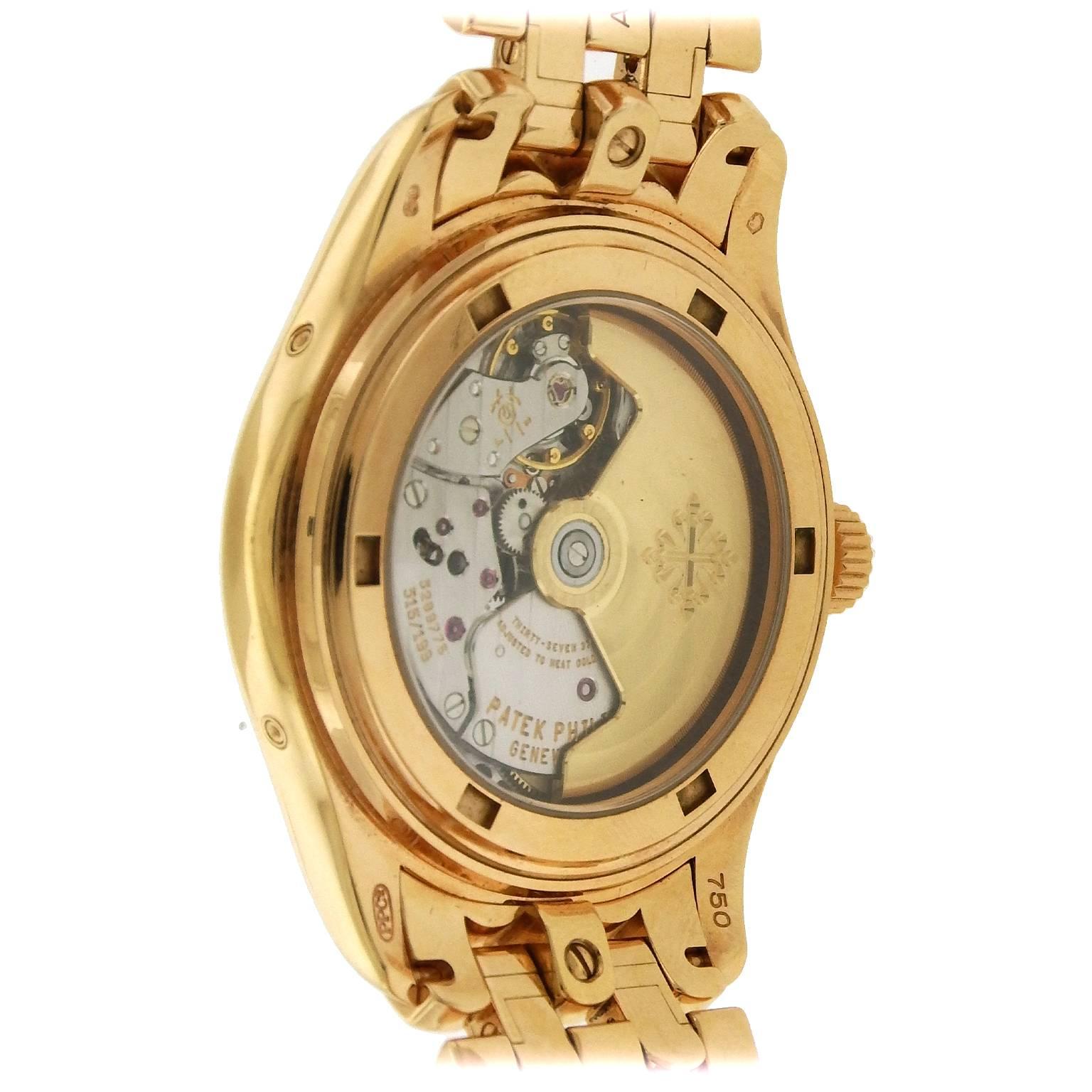 Men's Patek Philippe Rose Gold Annual Calendar Moonphase Wristwatch Ref. 5036/1R 