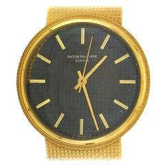 Patek Philippe Yellow Gold Automatic Bracelet Wristwatch Ref 3563/3 7